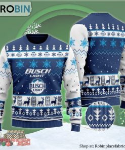 Busch Light Christmas Ugly Christmas Sweater