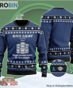 Busch Light Definition Ugly Christmas Sweater