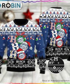 Busch Light HoHoHo Ugly Christmas Sweater