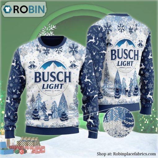 Busch Light Ugly Christmas Sweater