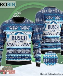 Busch Light Ugly Ugly Christmas Sweater Busch Light Ugly Ugly Christmas Sweater