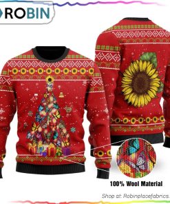 Butterfly Tree Ugly Christmas Sweater