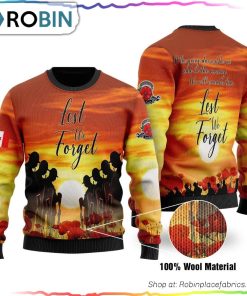 Canadian Veterans Christmas Sweater