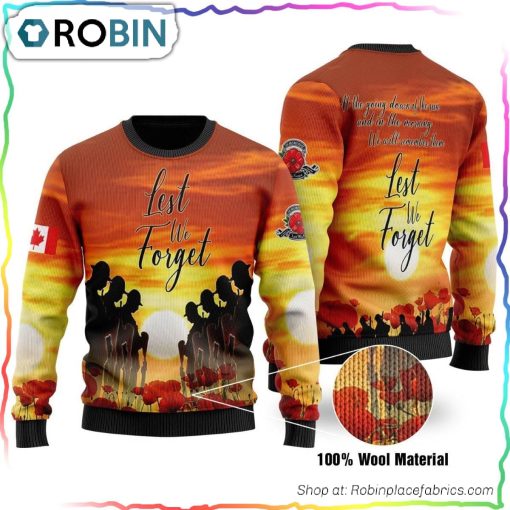 Canadian Veterans Christmas Sweater