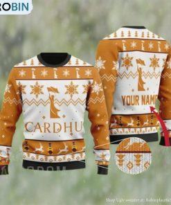 Cardhu Whiskey Custom Ugly Christmas Ugly Sweater