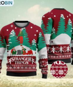 Cardinal Red Max Stranger Things Funny Ugly Christmas Sweater Gift For Men And Women
