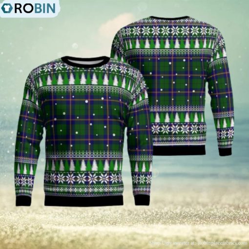 Carmichael Modern Tartan Christmas Ugly Sweater 3D Gift For Men And Women
