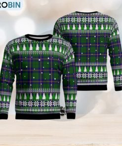Carmichael Modern Tartan Christmas Ugly Sweater 3D Gift For Men And Women