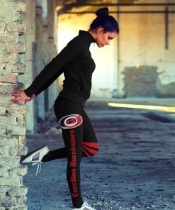 Carolina Hurricanes Women 3D Printed Leggings Sports