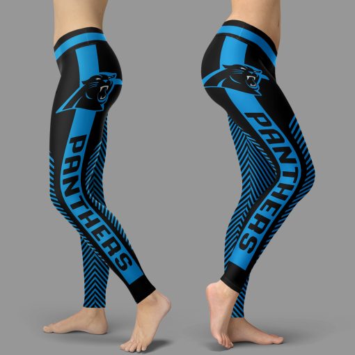 Carolina Panthers Team High Waist Leggings for Women