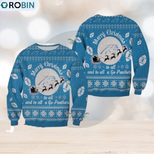Carolina Panthers Ugly Christmas Sweater Party All Are Welcome to Join the Festive Festivities