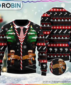 Carpenter With Thumbs Up Xmas Ugly Sweater