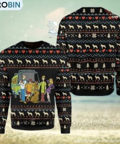 Cartoon Characters Scooby Doo Ugly Sweater Party