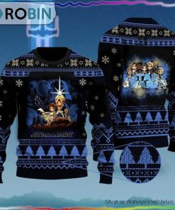 Cartoon Star Wars Characters Christmas Sweater