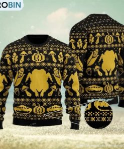 Casespring Turkey Thanksgiving Christmas Ugly Sweater Mens