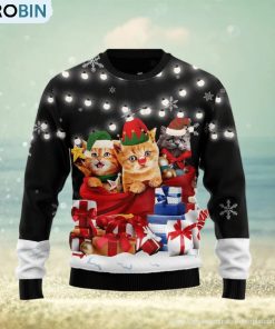 Cat Gifts Noel Ugly Christmas Sweater Best Gift For Men And Women