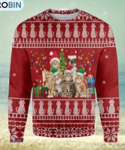 Cat Lovers Christmas Ugly Christmas Sweater Best Gift For Men And Women
