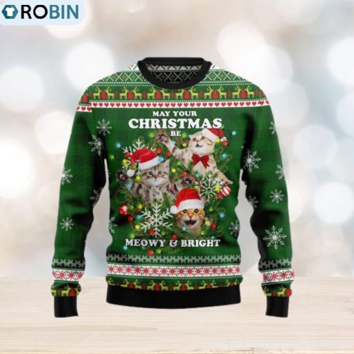 Cat Ugly Christmas Sweater For Men And Women
