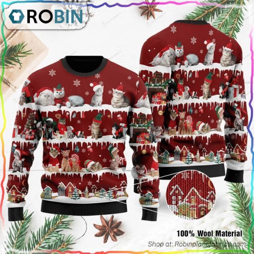 Cat Ugly Christmas Sweater