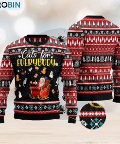 Cats For Everybody Merry Christmas Ugly Christmas Sweater