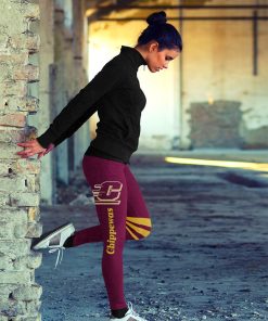 Central Michigan Chippewas Women 3D Printed Leggings Sports