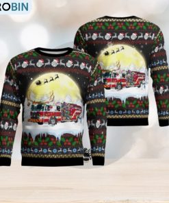 Charlotte County, Florida, Charlotte County Fire Department Christmas Ugly Sweater 3D