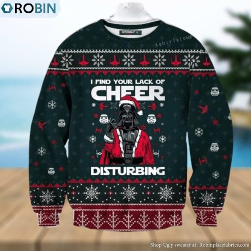 Cheer Disturbing Christmas Ugly Sweater Christmas Party