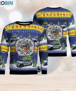 Chicago Police Ford Police Interceptor Utility Christmas Aop Ugly Sweater 3D Gift For Men And Women