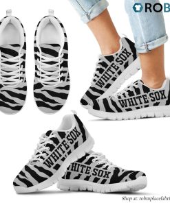 Chicago White Sox Tiger Skin Stripes Pattern Printed Breathable Running Shoes