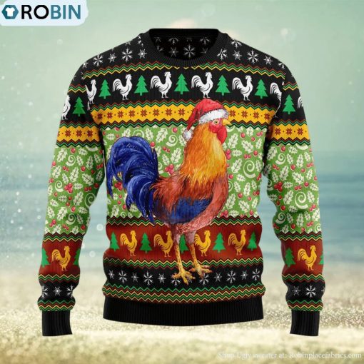 Chicken Cluck ry Ugly Christmas Sweater Gift Men Women