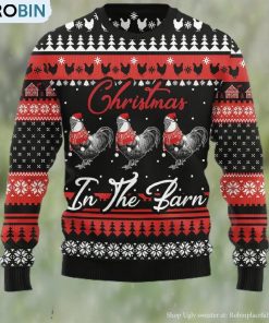 Chicken Farm Ugly Christmas Sweater