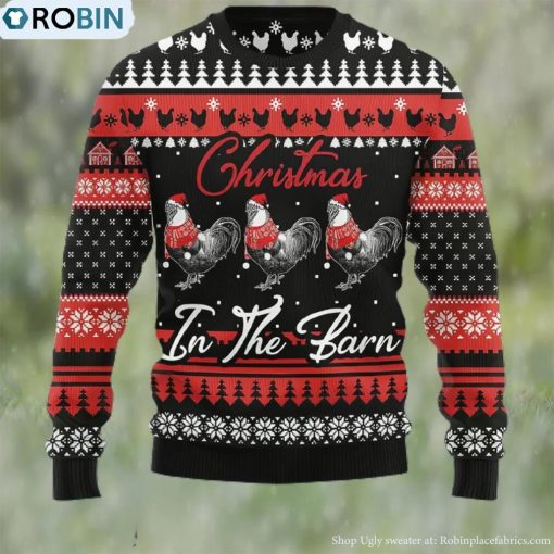 Chicken Farm Ugly Christmas Sweater