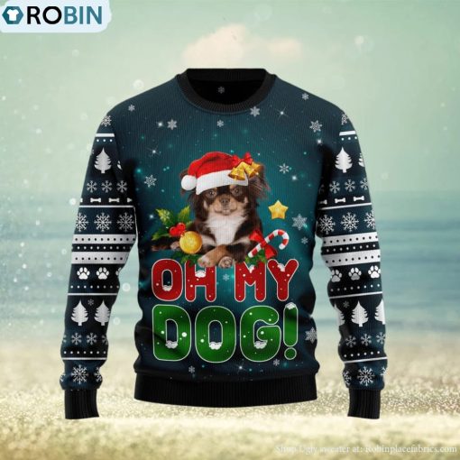 Chihuahua Oh My Dog! Ugly Christmas Sweater Cute Christmas Gift For Family