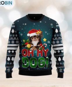 Chihuahua Oh My Dog! Ugly Christmas Sweater Cute Christmas Gift For Family
