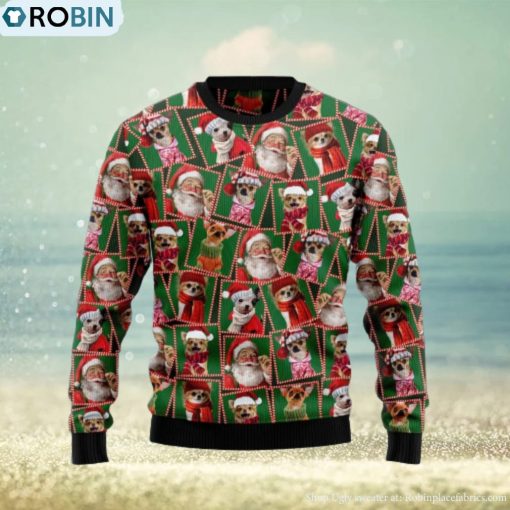 Chihuahua Santa Claus Special Design For Christmas Holiday 3D Sweater Gift For Christmas