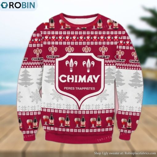 Chimay Peres Trappistes Chritsmas Ugly Sweater Party