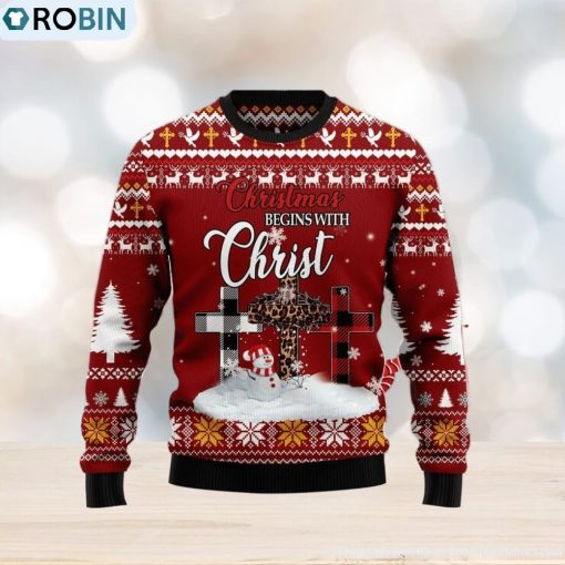 Christian Christmas Ugly Christmas Sweater Best Gift For Men And Women