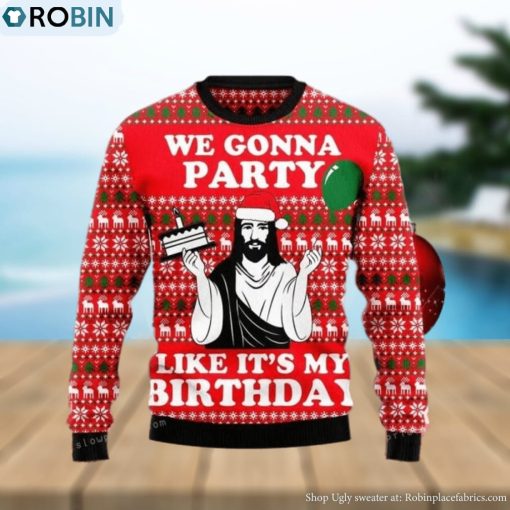 Christian Party Ugly Christmas Sweater