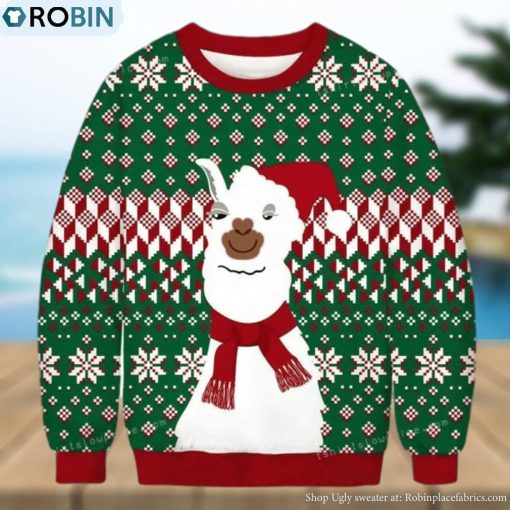 Christmas Alpaca Ugly Sweater Christmas Party