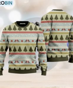 Christmas Birds Pattern Ugly Christmas Sweater Gift For Men And Women