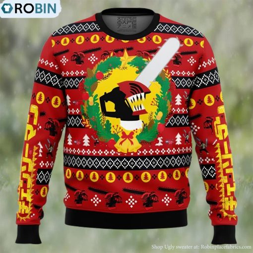 Christmas Dream Chainsaw Man Christmas Ugly Sweater