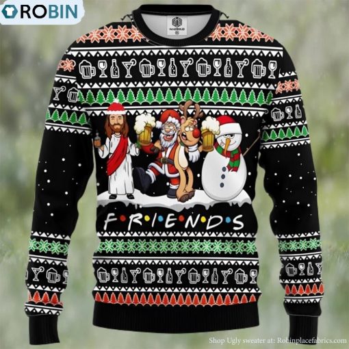 Christmas Friends 3D Sweater