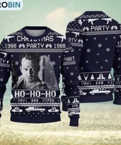Christmas Party 1988 Christmas Gift For Holiday Hohoho Die Hard 3D Ugly Christmas Sweater Christmas Party 1988 Christmas Gift For Holiday Hohoho Die Hard 3D Ugly Christmas Sweater