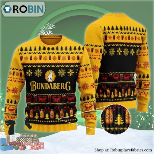 Christmas Scenes With Bundaberg Brewed Drinks Ugly Christmas Sweater