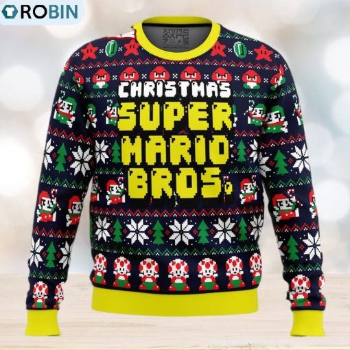 Christmas Super Mario Bros. Ugly Christmas Sweater