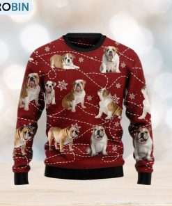 Christmas Ugly Sweater Bulldog Xmas Funny Sweater Gift For Men And Women Christmas Ugly Sweater Bulldog Xmas Funny Sweater Gift For Men And Women