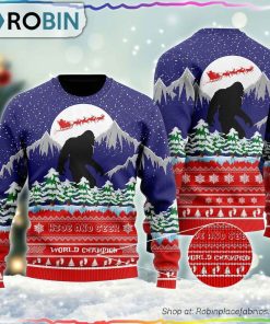 Christmas With Bigfoot Ugly Sweater