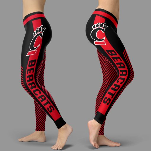Cincinnati Bearcats Team High Waist Leggings for Women