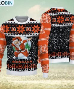 Cincinnati Bengals Fans Santa Claus Ugly Christmas Sweater Gift