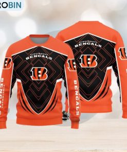Cincinnati Bengals Knitted Sweater For Christmas